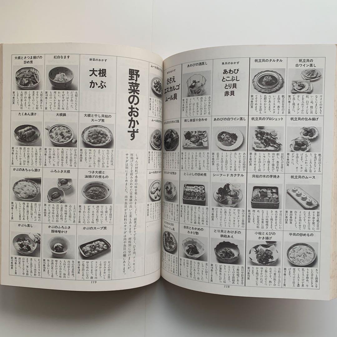 家庭画報 料理教室　料理事典／料理コツ事典・料理品目事典　※非売品