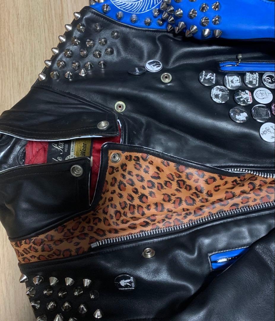 カズ　鋲ジャン　革ジャン　discharge