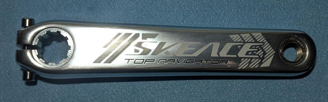 SKEACE ピスト用クランクセット 165mm 48T BB付属　シルバー