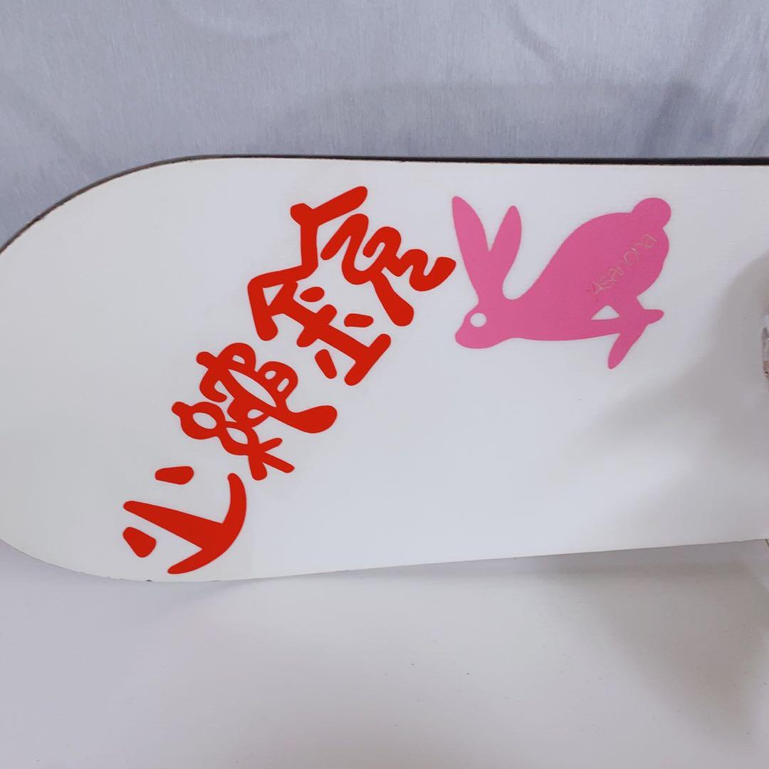 スノーボード 板 スプーン ANGEL ビンディングセット ホワイト ピンク