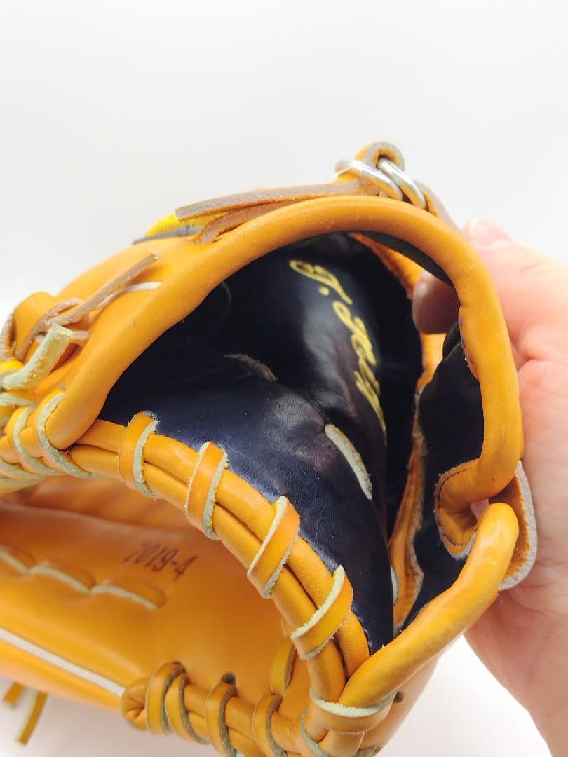 ミズノプロ　軟式用グローブ　耕作印　左利き　プロオーダー