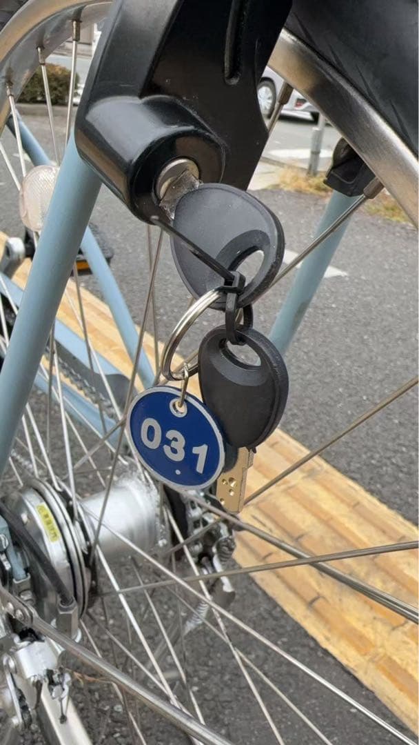 中古Panasonic電動アシスト自転車　12Ah 大阪　031