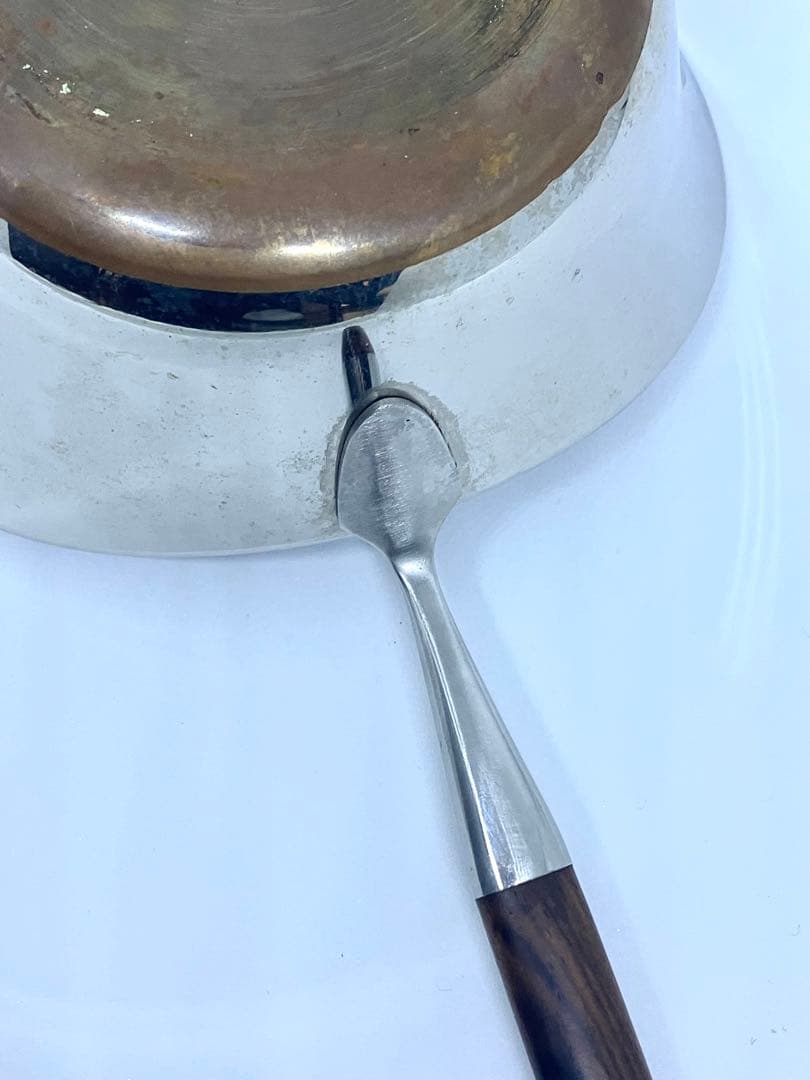 Lauffer Norway 北欧ヴィンテージ　ソースパン　ステンレス　底面銅