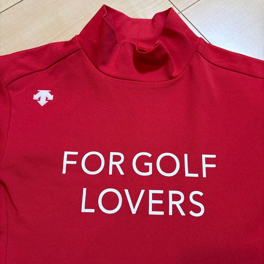 DESCENTE デサント　ゴルフ　モックネックシャツ　スカート　L 2点　美品