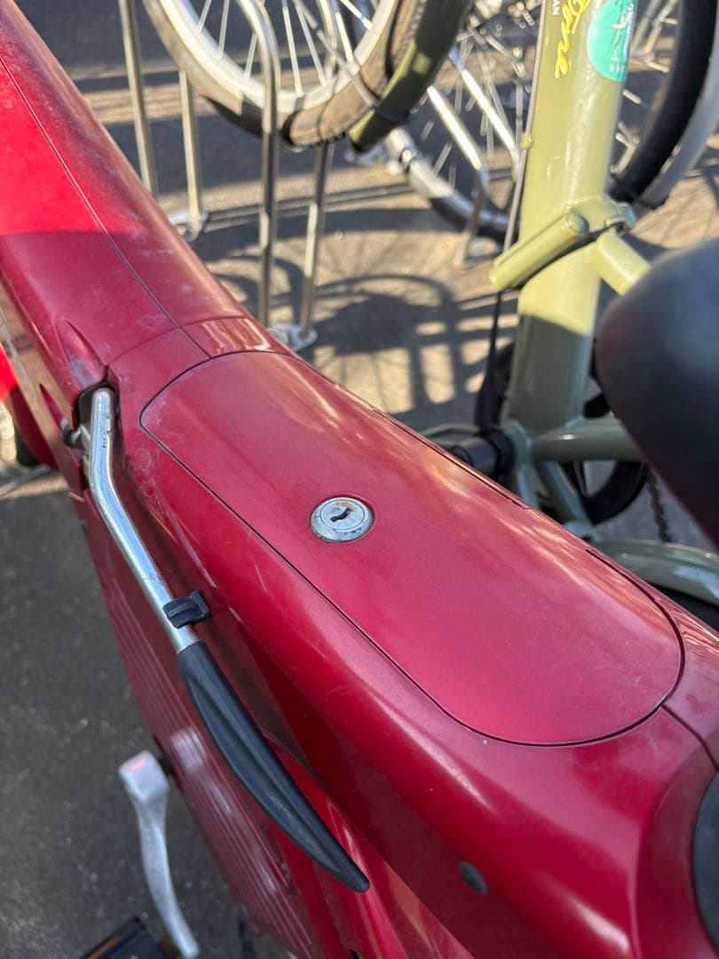 mini ebike 赤 鍵付き