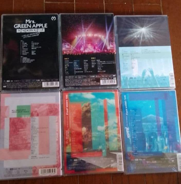 新品未開封 Mrs. GREEN APPLE DVD 6本
