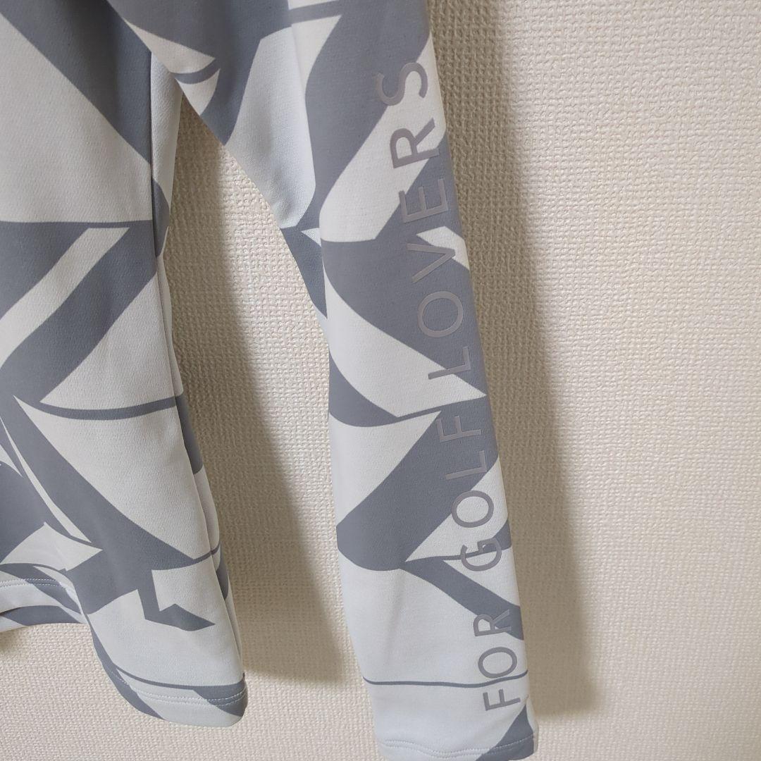 ★美品★DESCENTE　GOLF　TORIグラフィック モックネック　サイズM