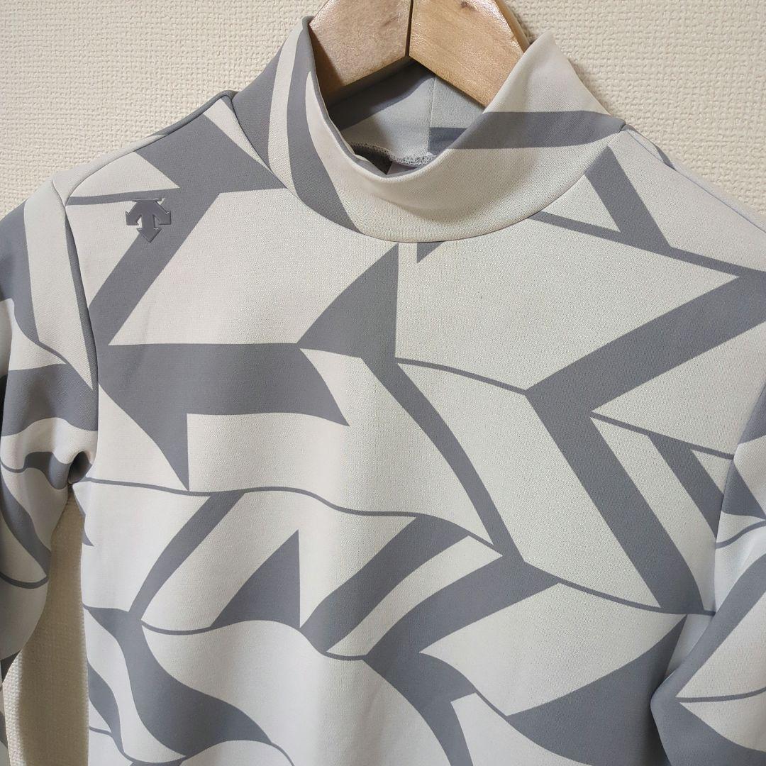 ★美品★DESCENTE　GOLF　TORIグラフィック モックネック　サイズM