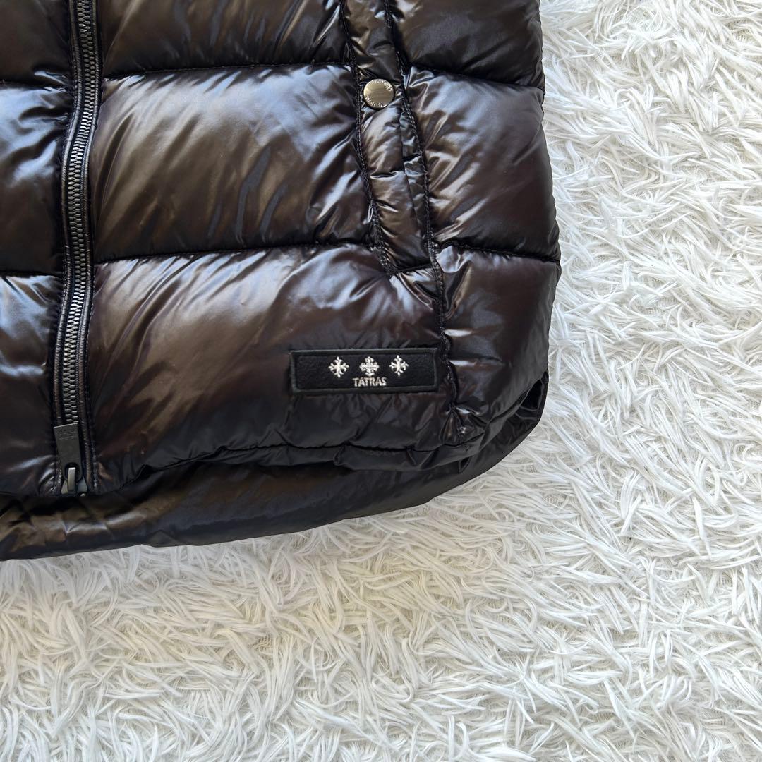 未使用に近い タトラス　ダウンベスト　ポセイドーネ　ブラック　M相当