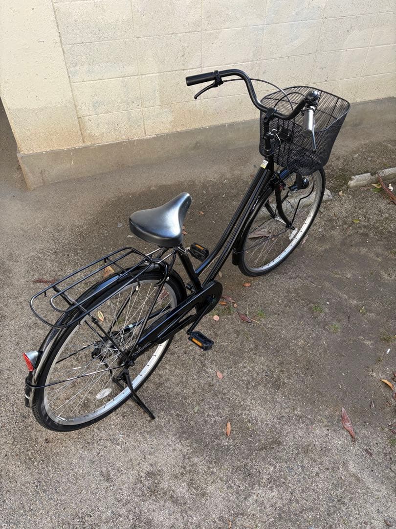 新品タイヤ！ブラッキーママチャリ(26㌅)配達出来ます♪お引き取りでも大丈夫です