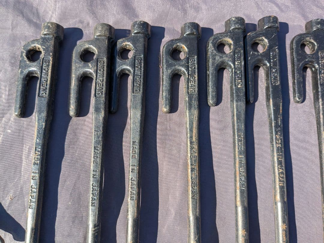 スノーピーク　ランドロック　TP-671　スノピ製ペグ30本+銅ヘッドハンマー付