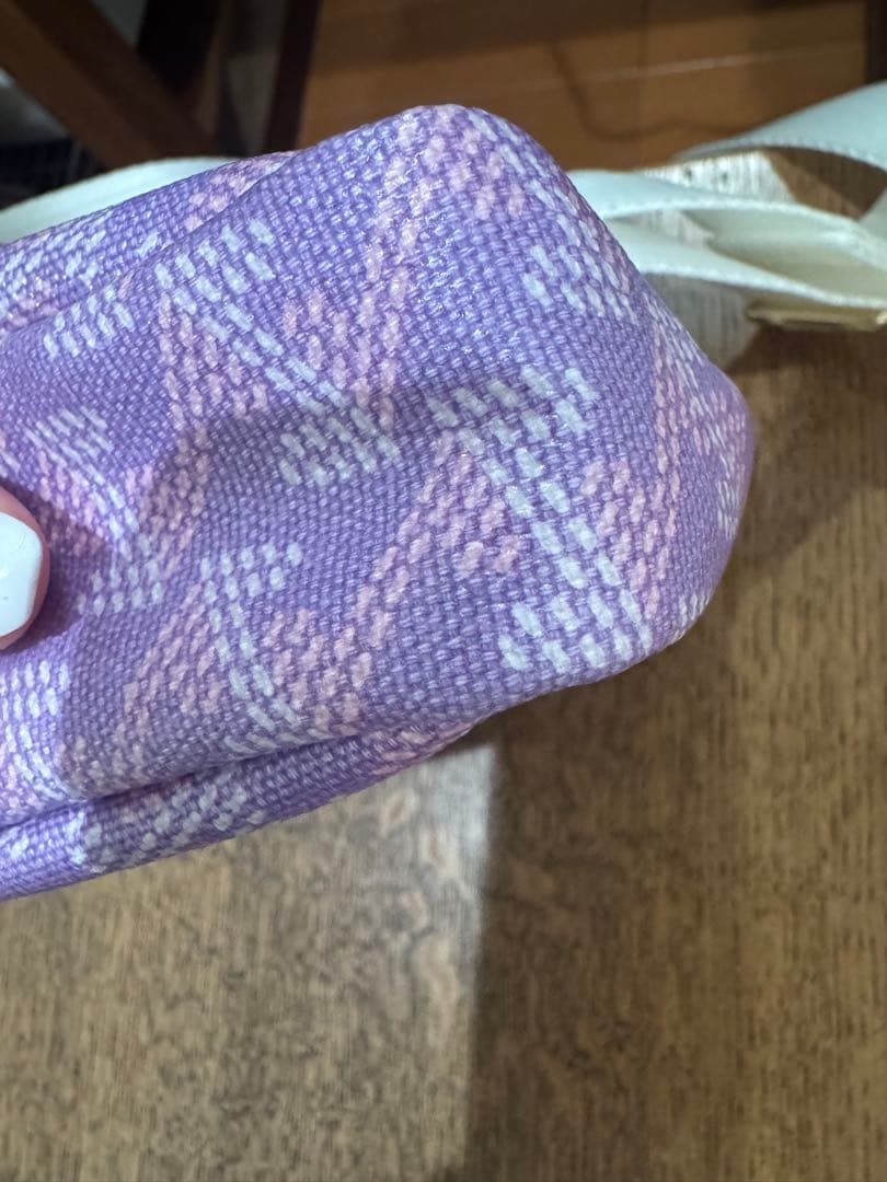 Resurrection 幾何学模様 アイクスno2 ウエストポーチ　パープル