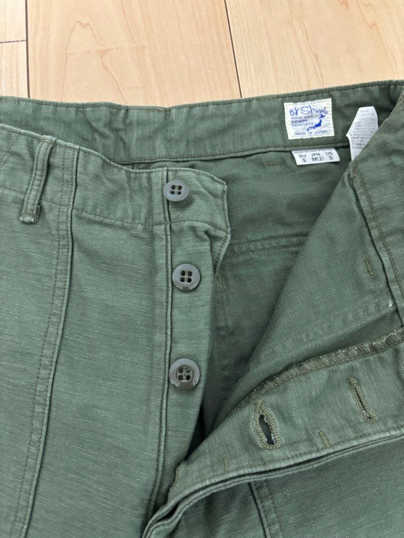 orSlow オリーブグリーン ワークパンツ M