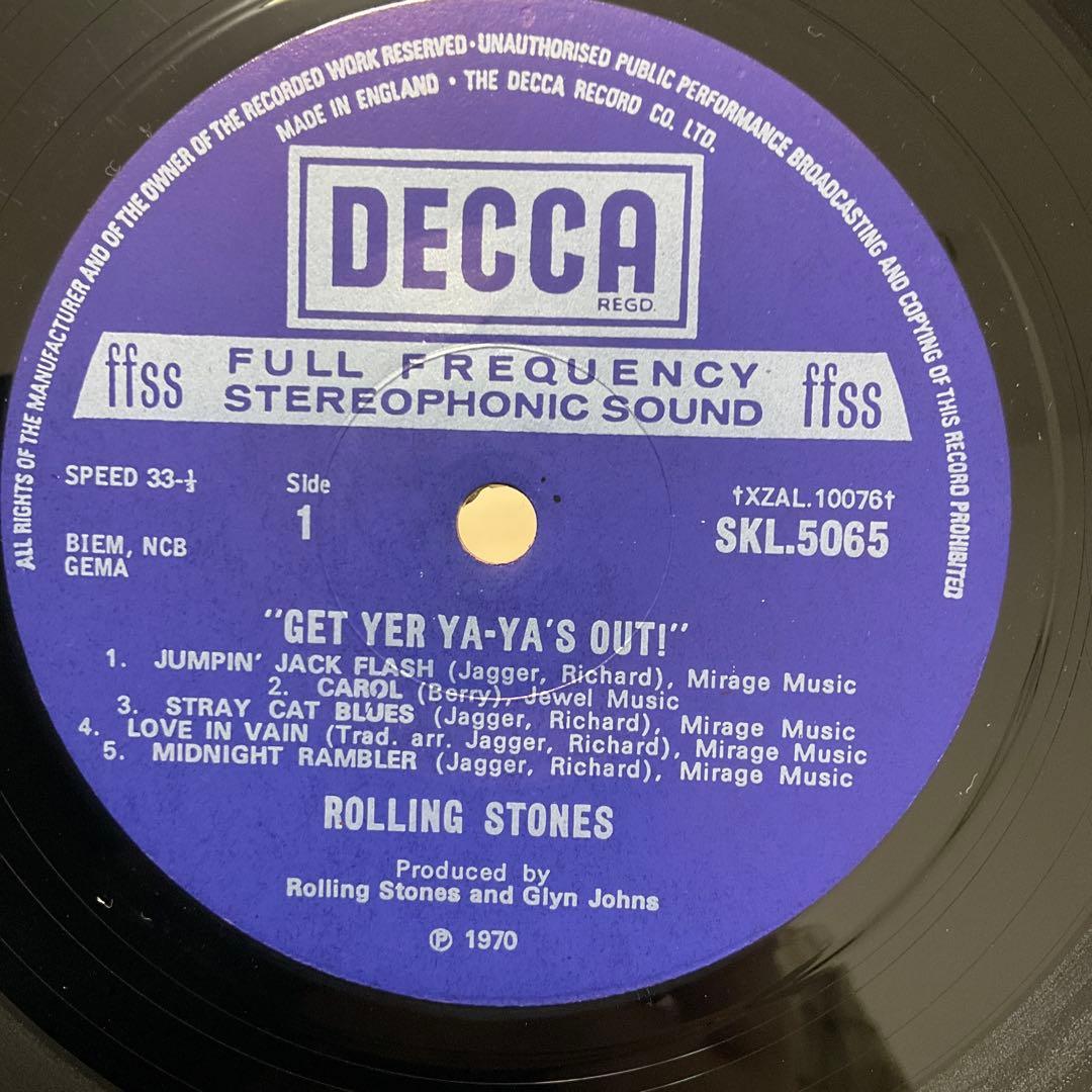 GET YER YA-YA'S OUT! ローリングストーンズ　UKオリジナル盤