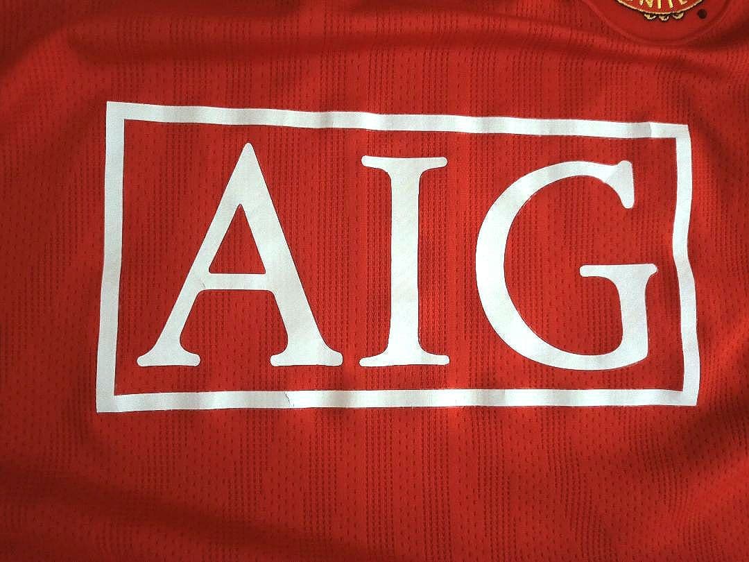 【美品】マンU ＃7 クリロナ 07/08 CL決勝ユニフォーム Mサイズ