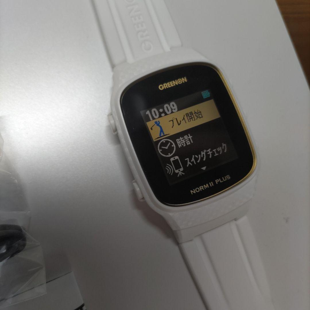NORM II PLUS ゴルフウォッチ ホワイト ノルムⅡプラス