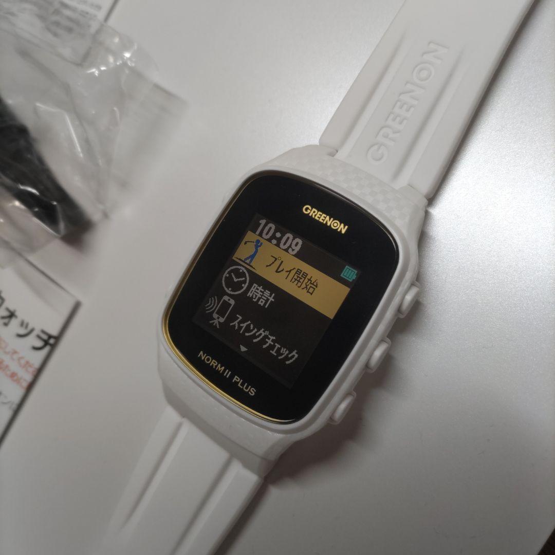 NORM II PLUS ゴルフウォッチ ホワイト ノルムⅡプラス