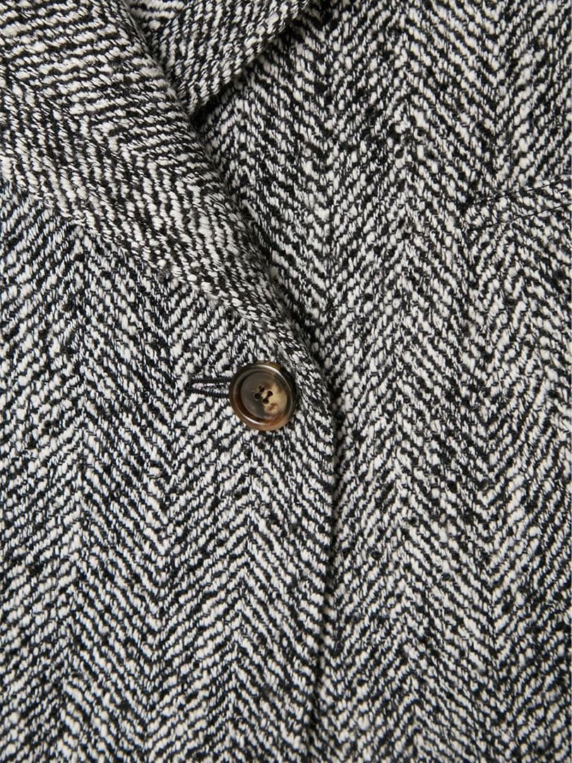 スタンドカラーショートコート