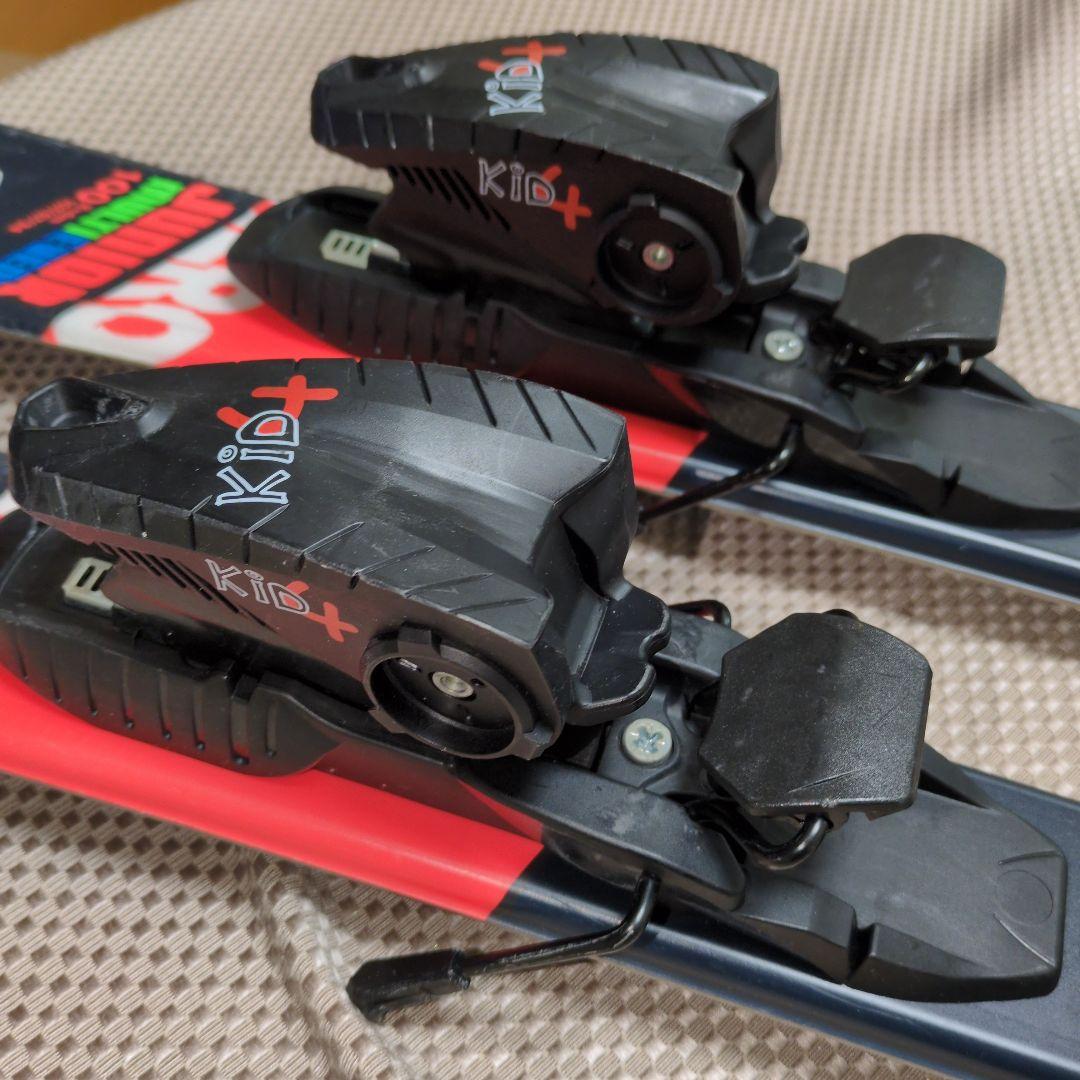 良品！使用わずか錆なしロシニョールスキー100㌢ルックビンディングサイズ調節可