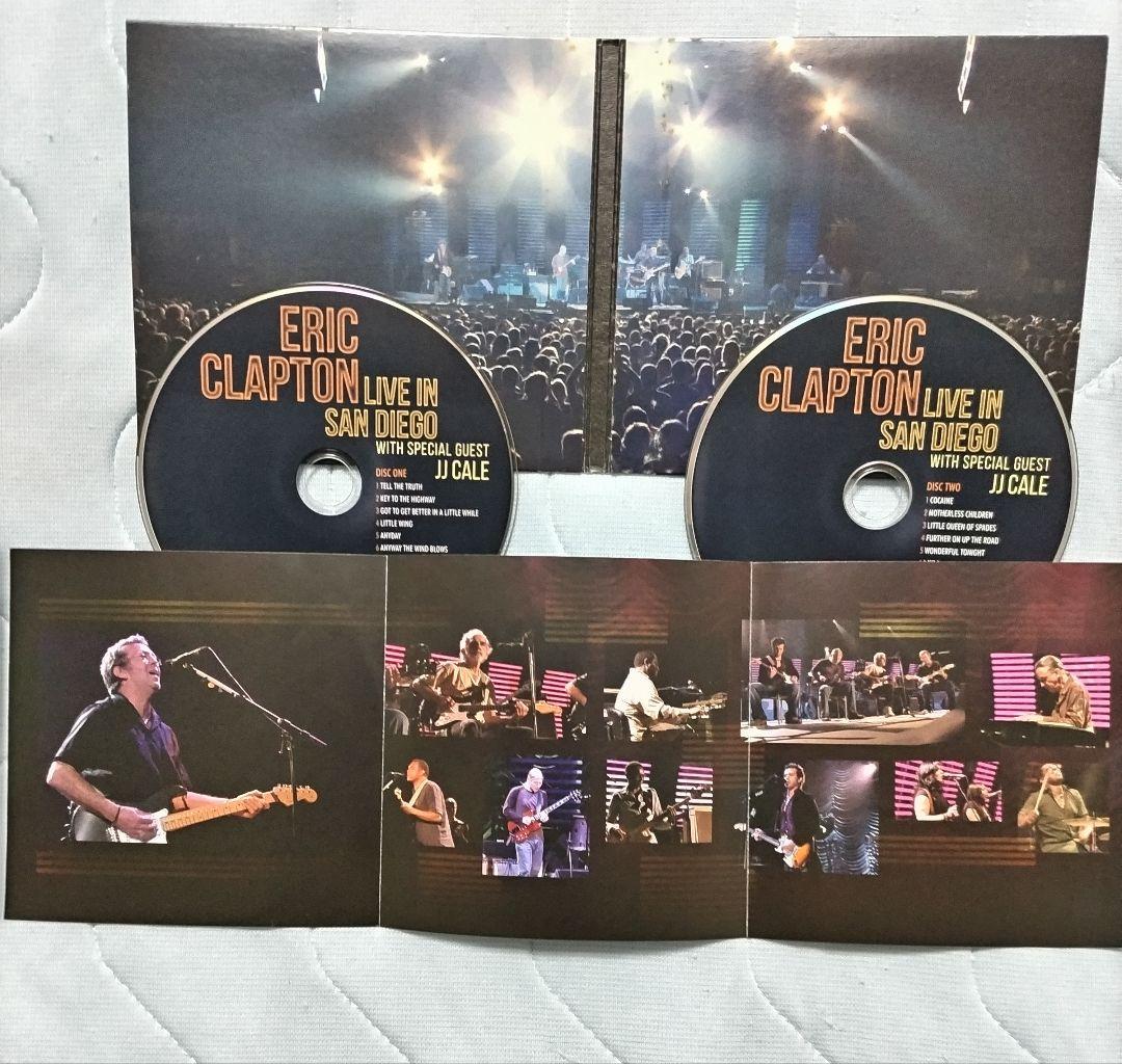 入手困難2CD エリッククラプトン【ライヴインサンディエゴ with JJケイル