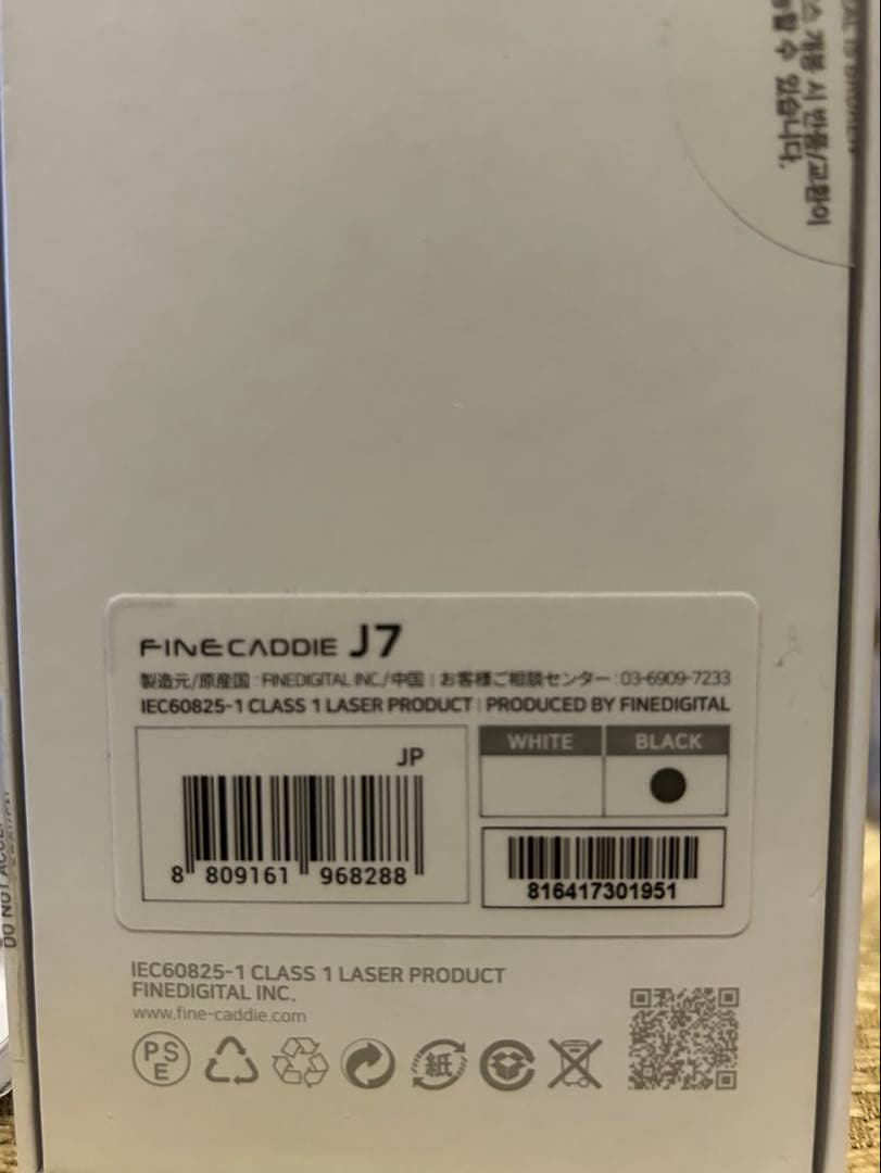 ファインキャディ FINE CADDIE J7 mini レーザー距離計