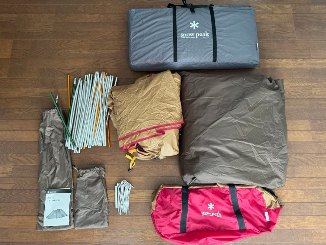 【美品】スノーピーク アメニティドームM SDE-001R フロアシート セット
