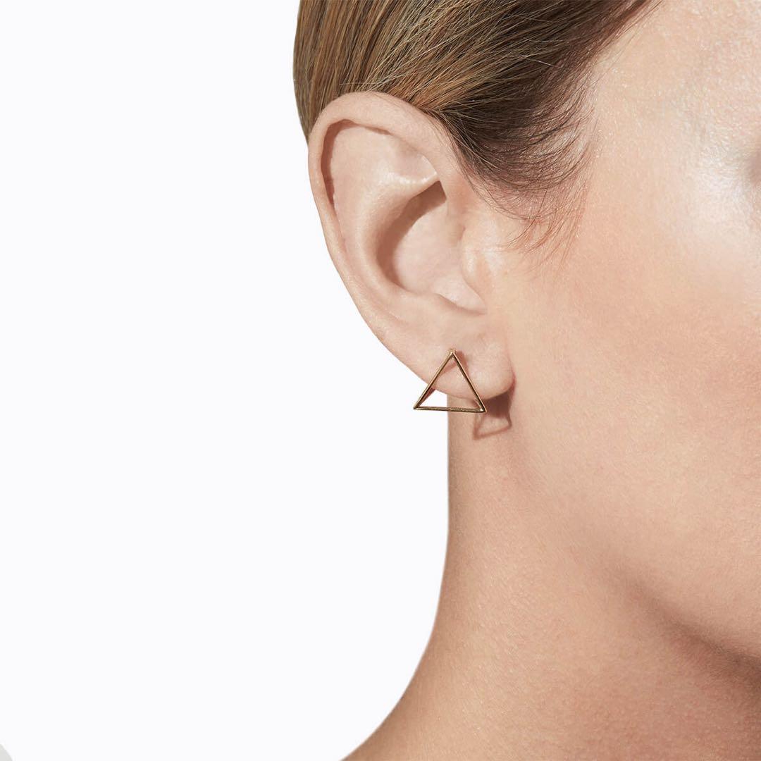 アクセサリー SHIHARA Triangle Pierce 15 18K YG