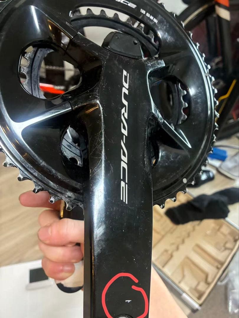 SHIMANO R9200-P パワーメーター付クランク 52-36-170