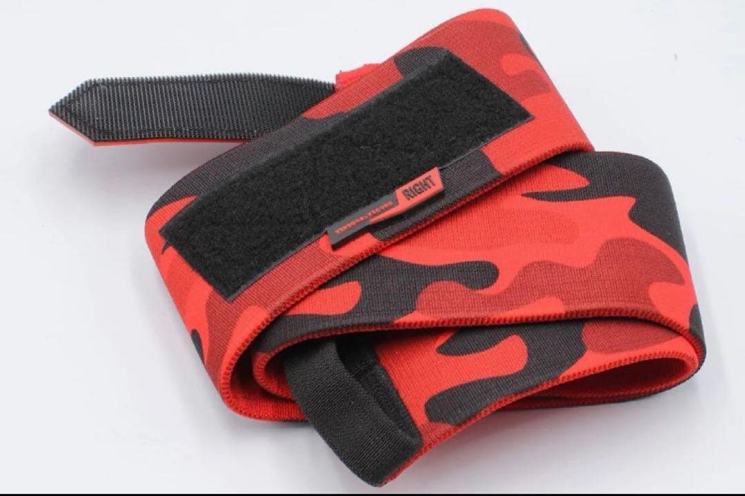 パーソナルレコード　PR　エルボーラップ　レッド色　トレーニング　筋トレ