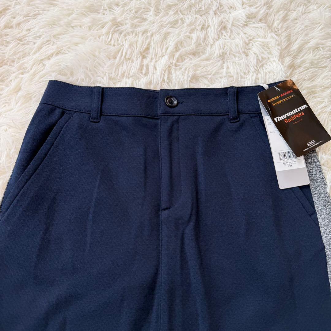 新品 トミーアーマー ゴルフスカート セット S ネイビー 防寒 サーモトロン