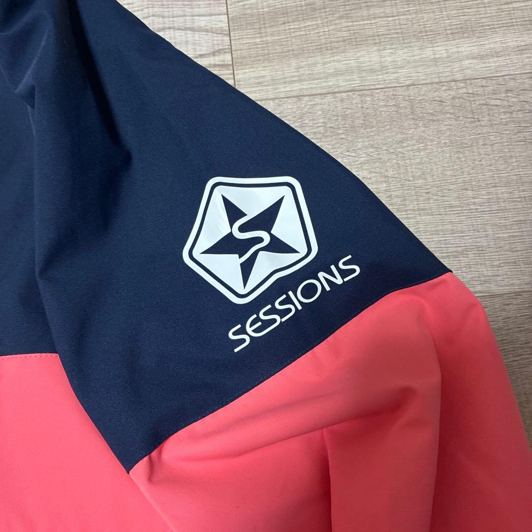 未使用 SESSIONS セッションズ スノーボードウェアアノラックジャケットM