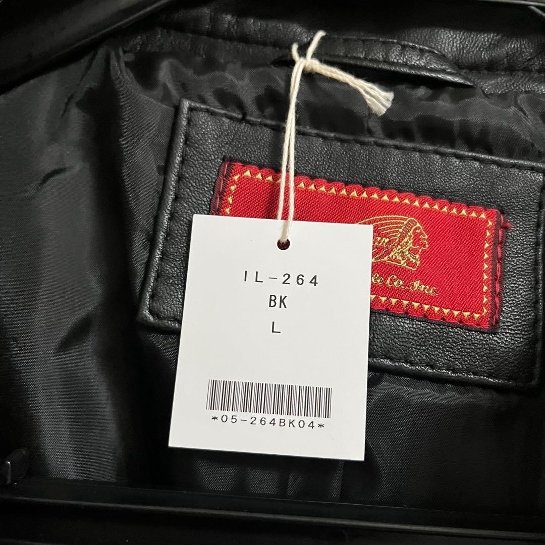 未使用　インディアンモーターサイクル　レザージャケット　ラム　羊革　メンズ