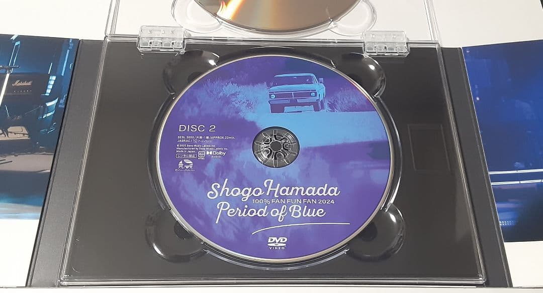 浜田省吾/100% FAN FUN FAN 2024 青の時間　DVD2枚組