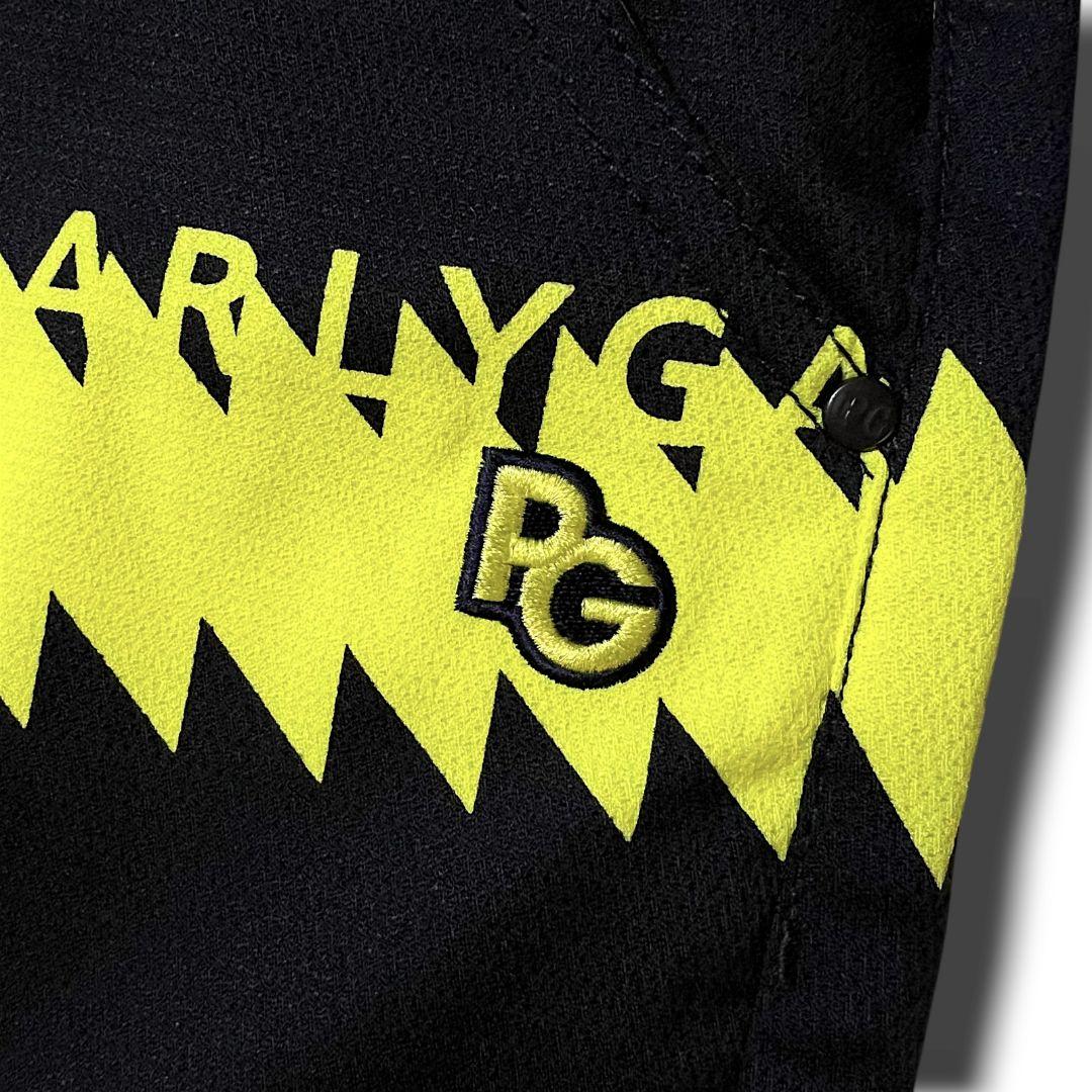 新品タグ付 パーリーゲイツ EXトレッチ ショートパンツ ギザギザボーダー柄 6