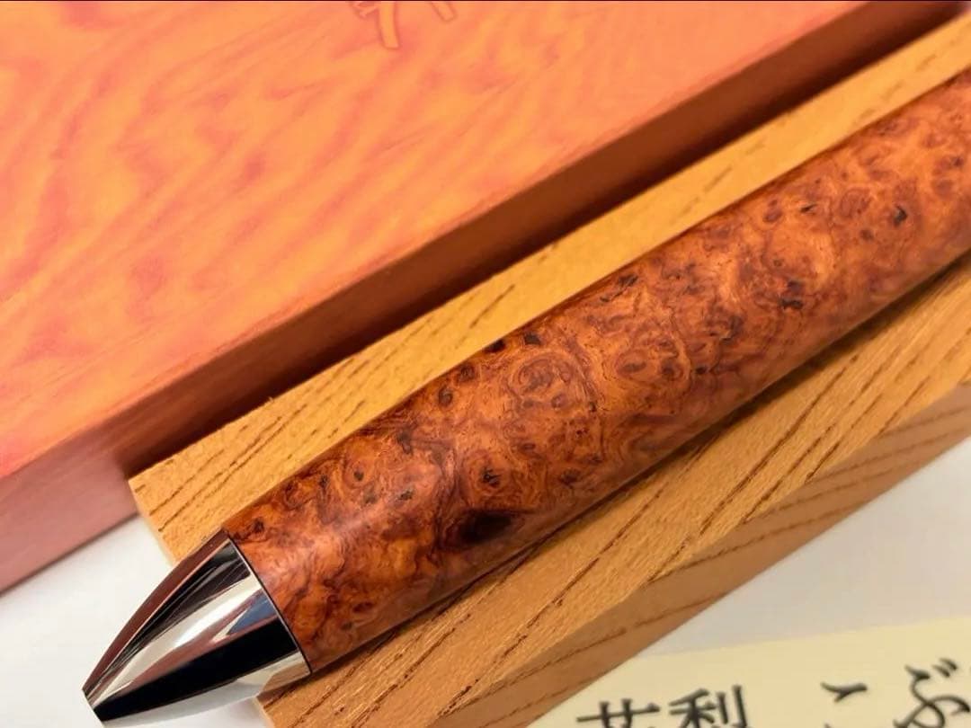 【新品未使用】工房楔 花梨こぶ杢 グラッソ 多機能ペン