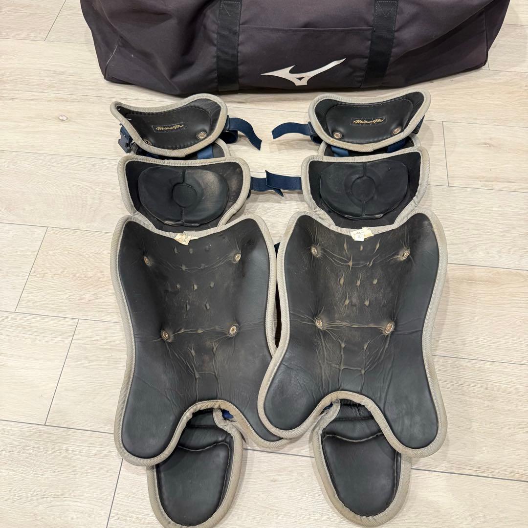 ミズノプロ 軟式用キャッチャー防具一式　セット　収納袋付き
