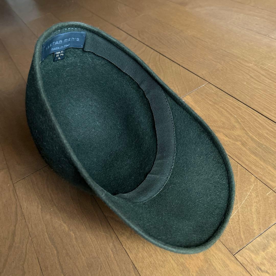 起毛ウールフェルト キャップ イタリア製 ISETAN MEN'S