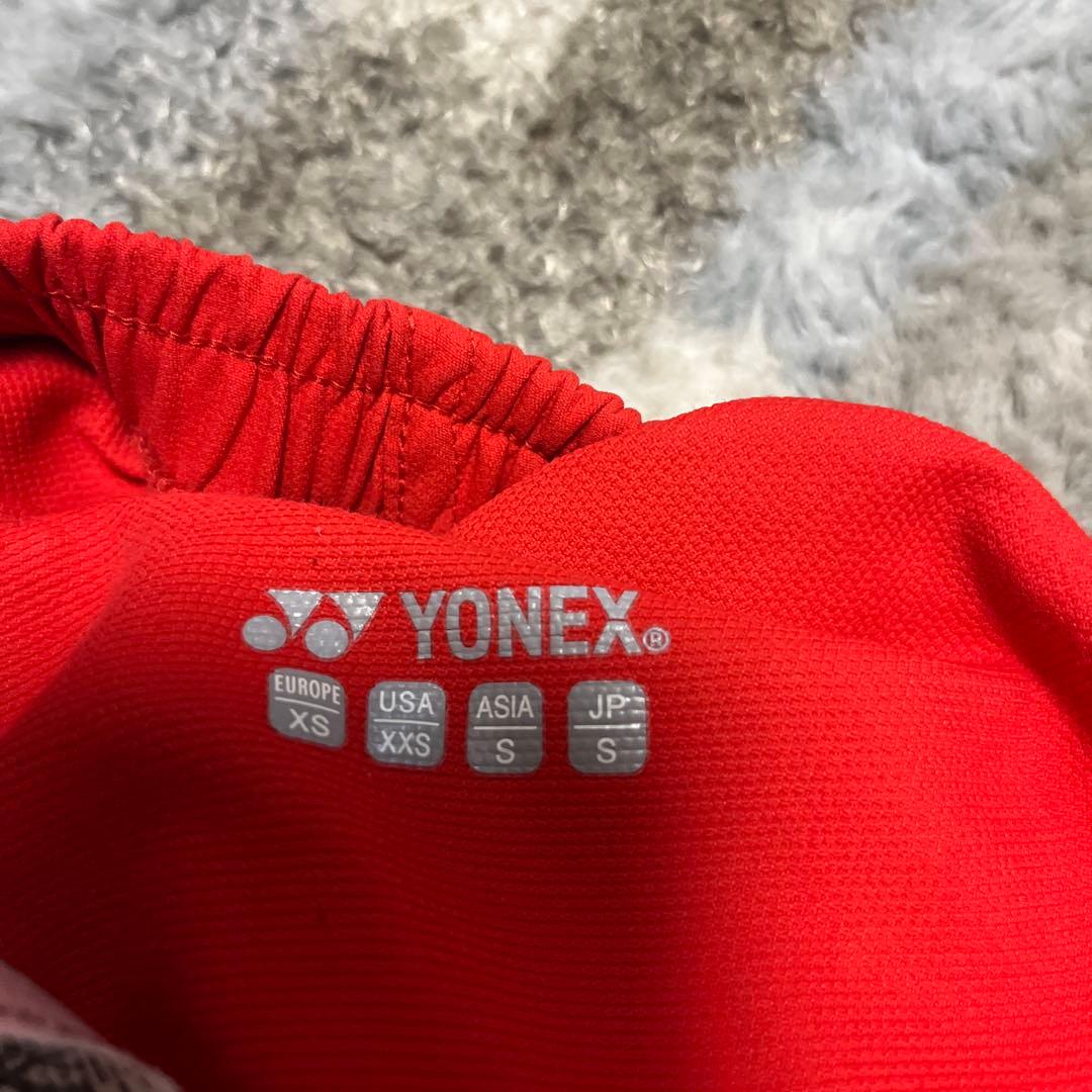 YONEX 赤 白 黄色 3枚セットショートパンツ JP S