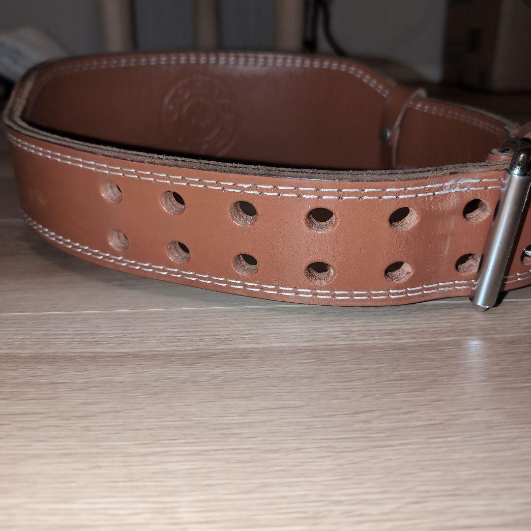 ゴールドジム レザーウエイトトレーニングベルト　Mサイズ