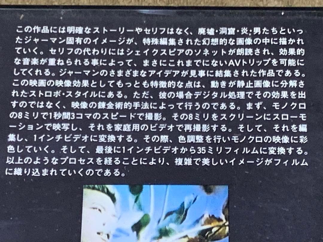 デレク・ジャーマン：フィルム・コレクション Vol.1 VHSビデオ