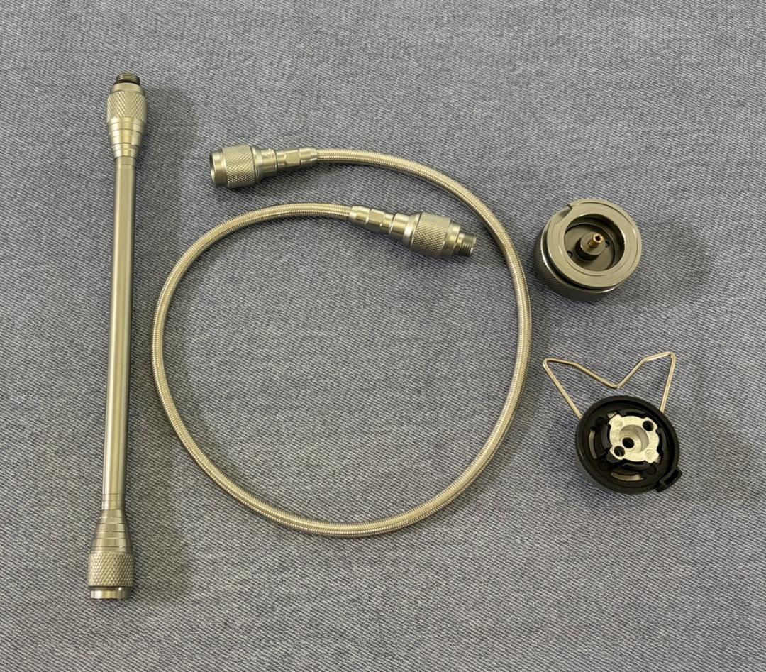 新品未使用‼保管品‼Buerk シングルバーナーコンロ+各種ガス缶アダプター