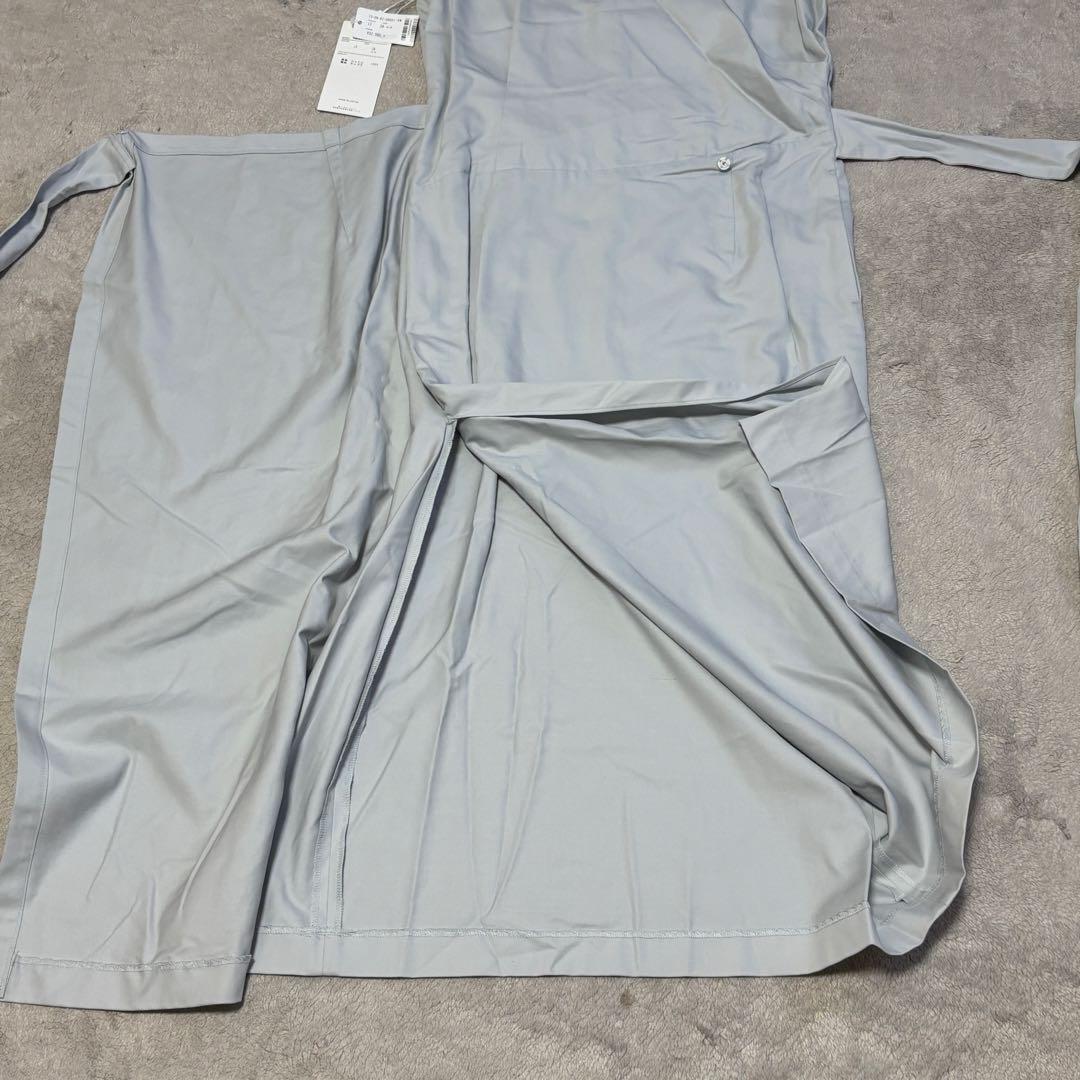 未使用 トゥモローランドコレクション カシュクールラップワンピース コットン S