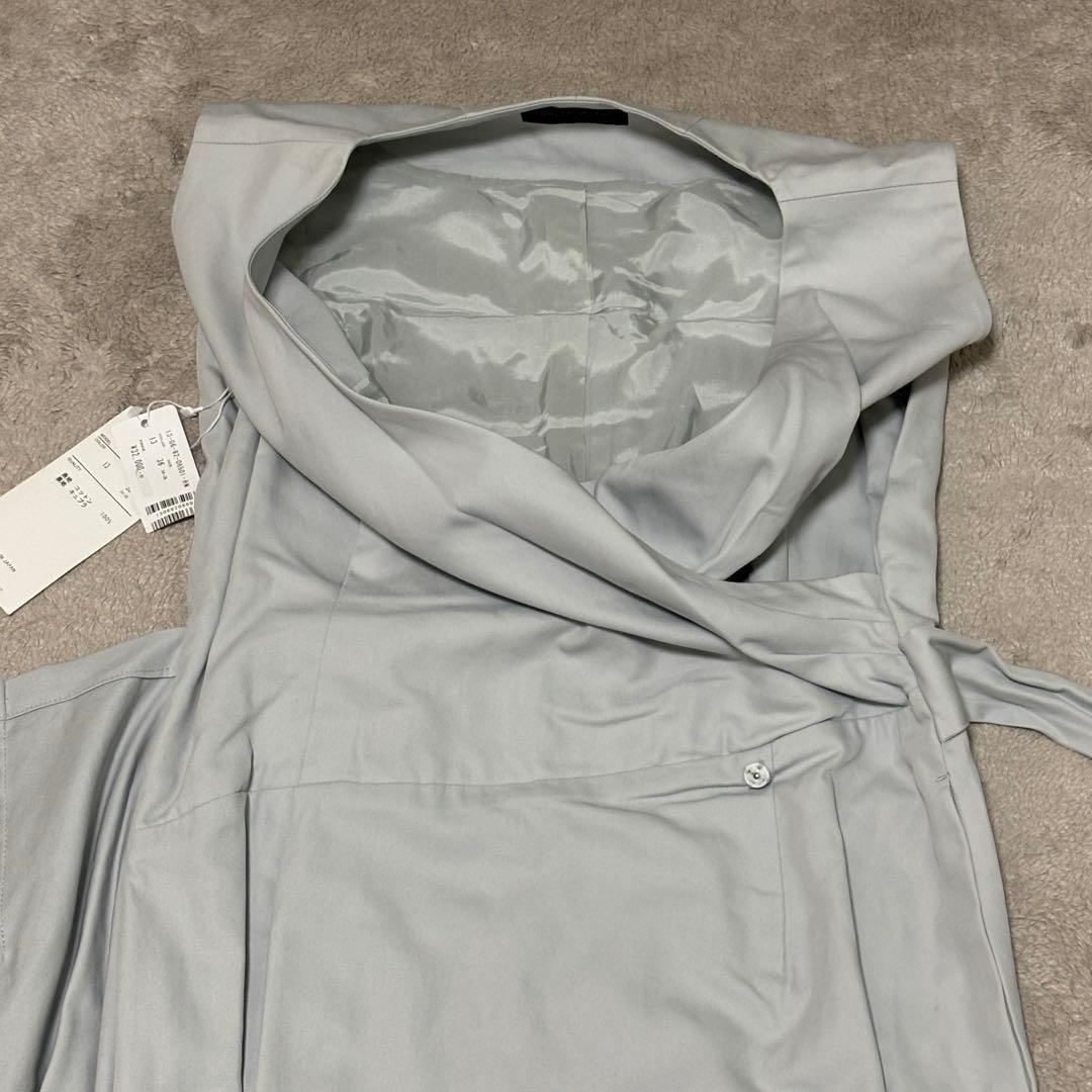 未使用 トゥモローランドコレクション カシュクールラップワンピース コットン S