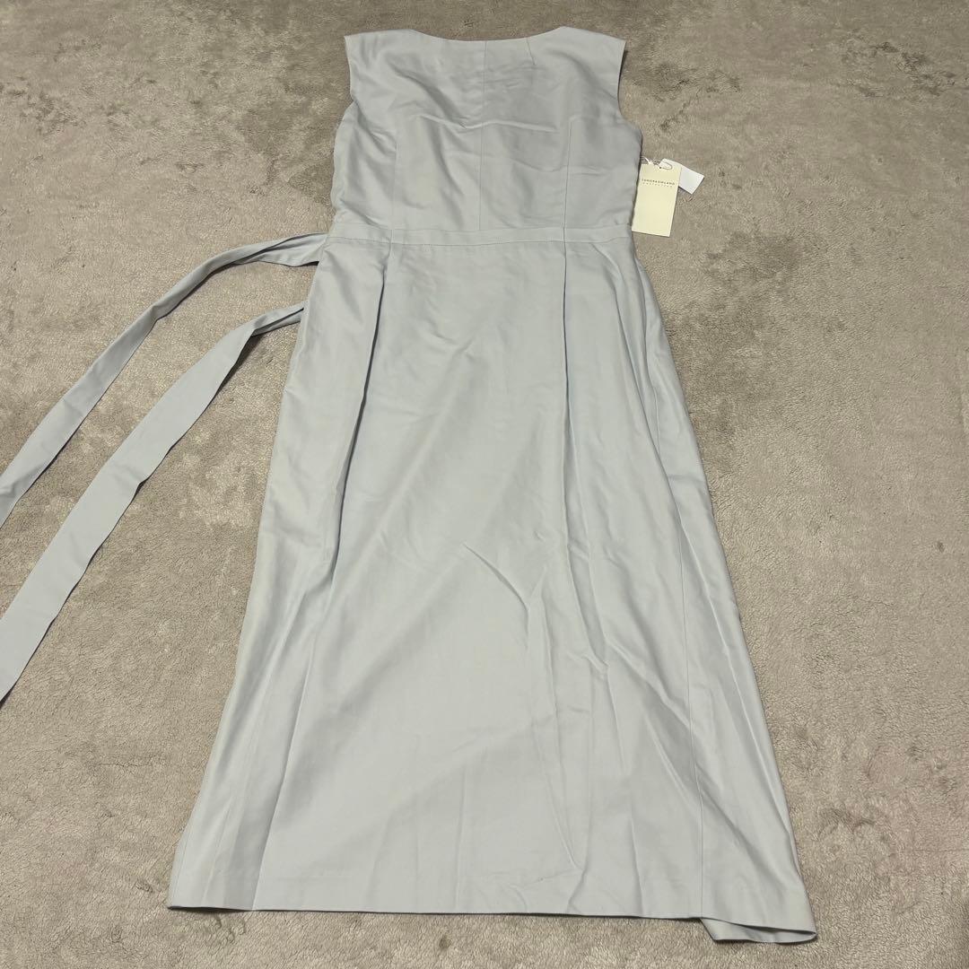 未使用 トゥモローランドコレクション カシュクールラップワンピース コットン S
