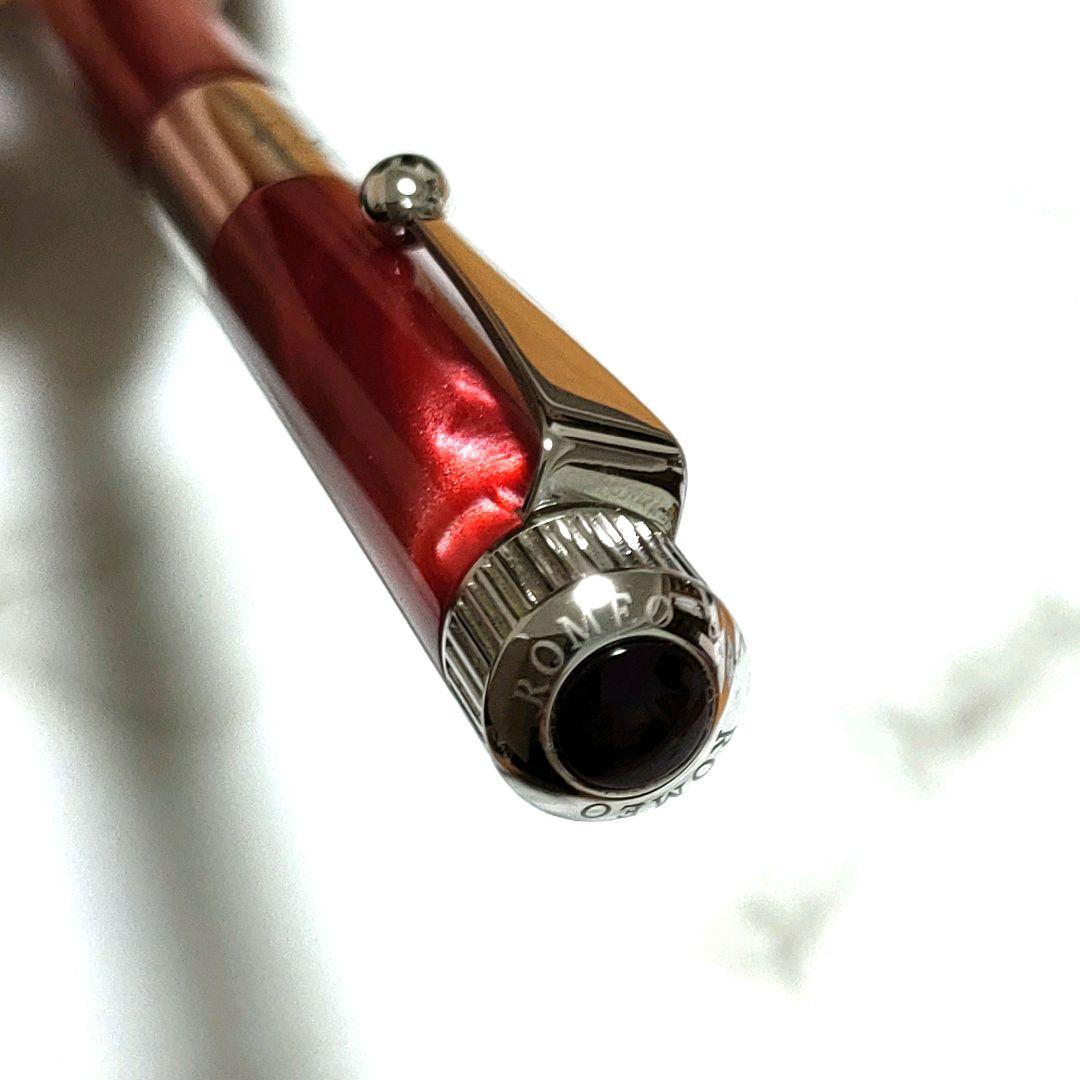 ロメオ 伊東屋 【ROMEO No3】ボールペン 細軸◇イタリアンレッド◇赤