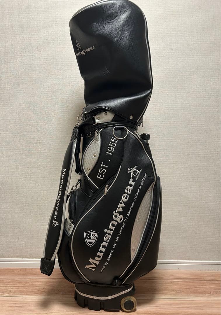 キャディバッグ/マンシングウェア/キャスター付