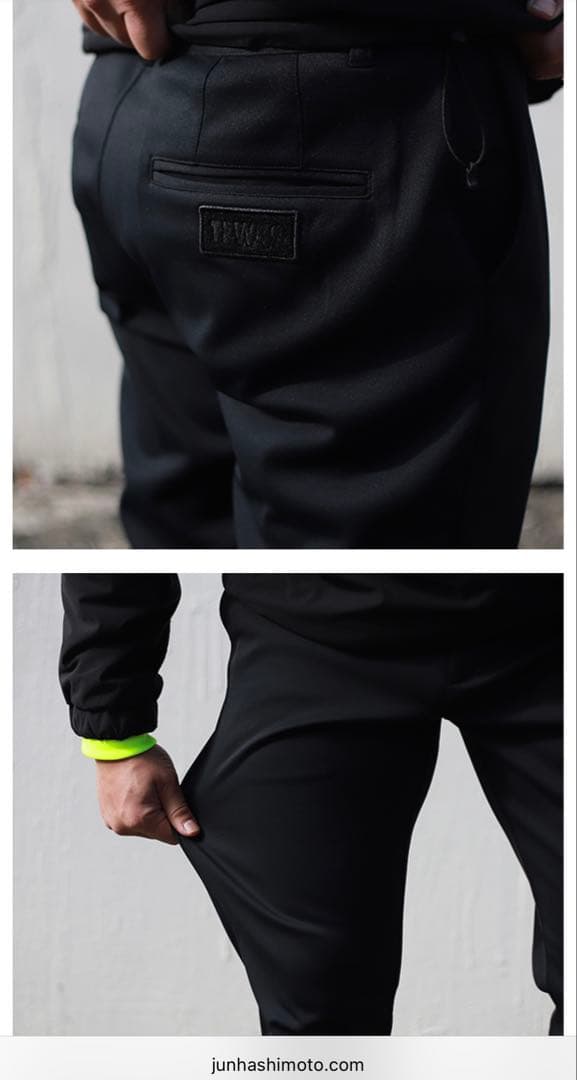 ark.com【TFW49】 WARM ATHLETE PANTS 黒M