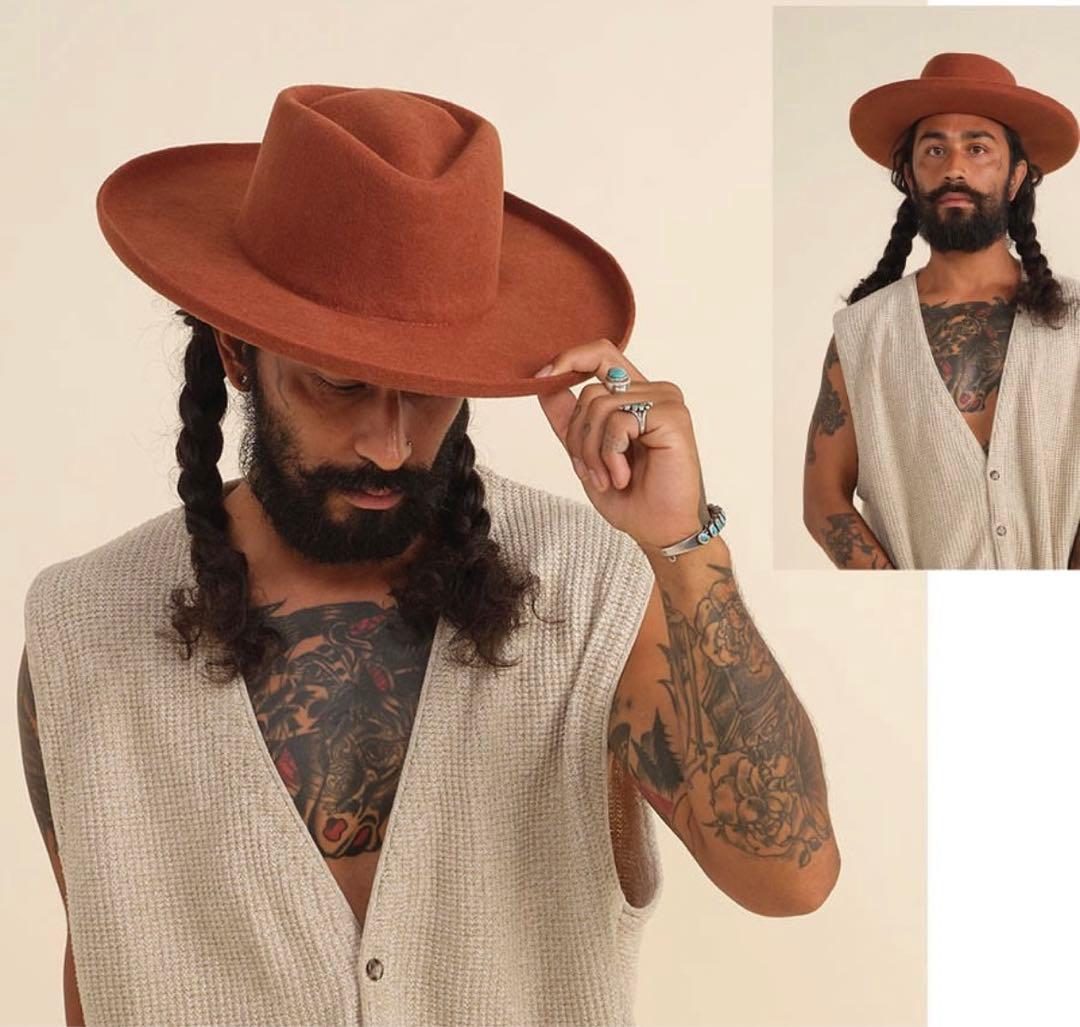 し*生様 Minga ウールフェルトハット カルフォニア輸入