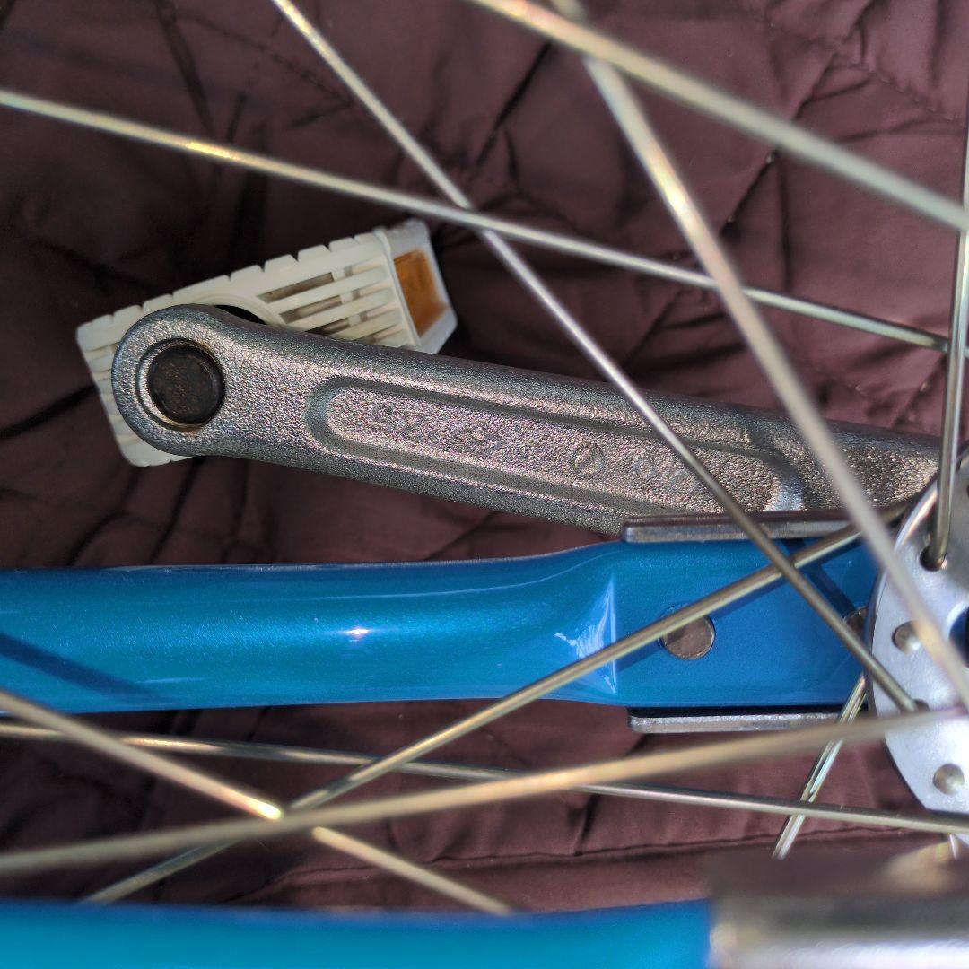 【値下げ】MIYATA 一輪車 フラミンゴ　青　ミヤタ　ブルーカラー　24インチ