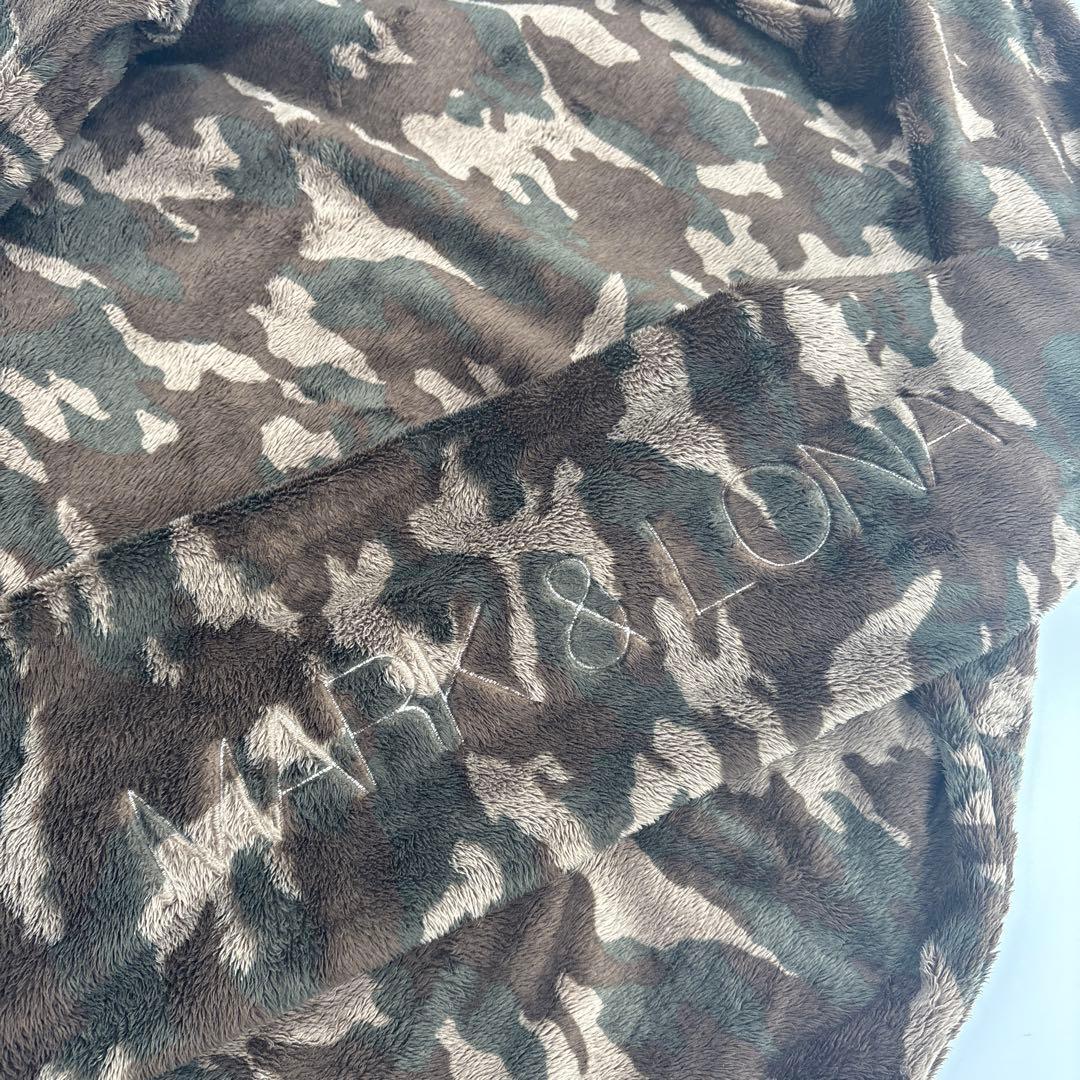 美品MARK&LONA マークアンドロナ ボア パーカー カモフラ L　677